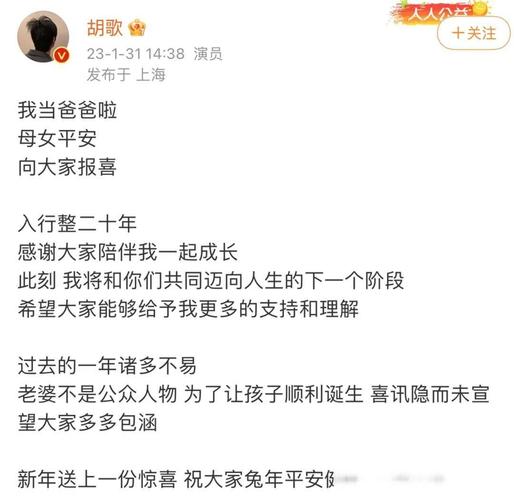 二四六香港资料期期准中特和胡歌新身份正式官宣与胡歌新身份正式官宣了吗